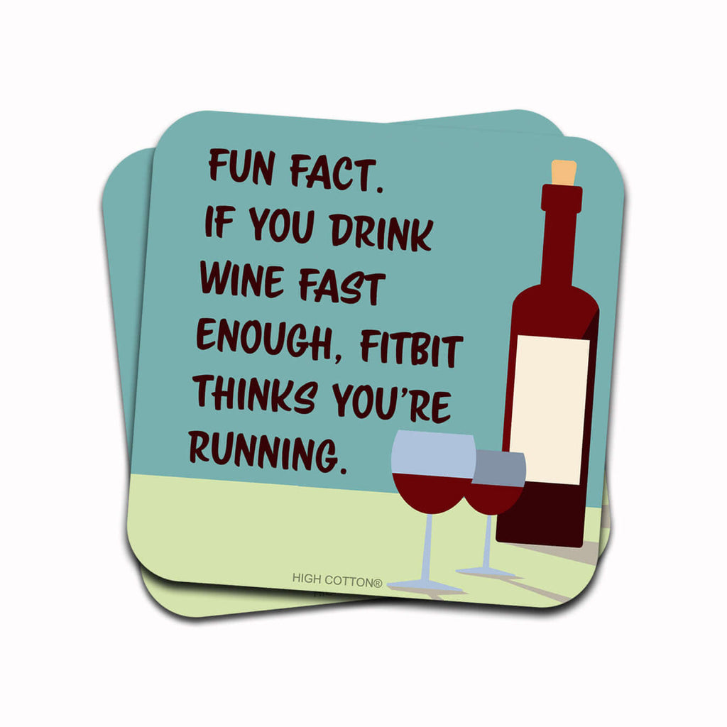 Funny drink coasters by High Cotton Gifts