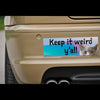 Keep It Weird Y'all Bumper Magnet