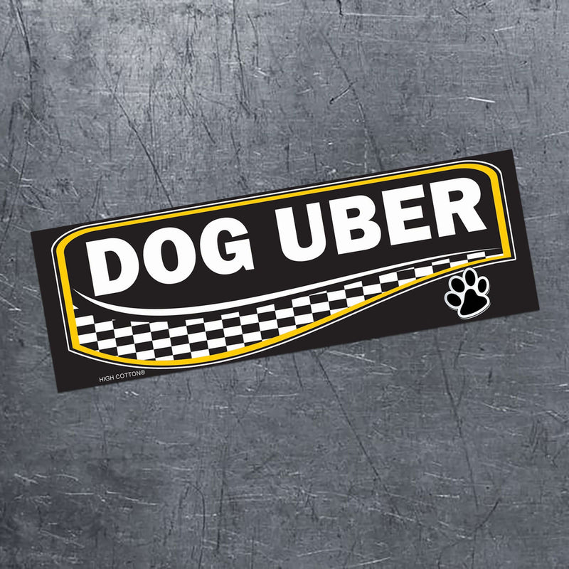 Dog Uber Funny Bumper Magnet