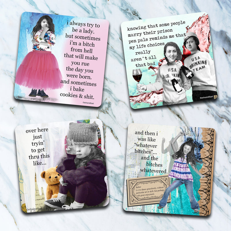 Erin Smith Art Coaster Assortment