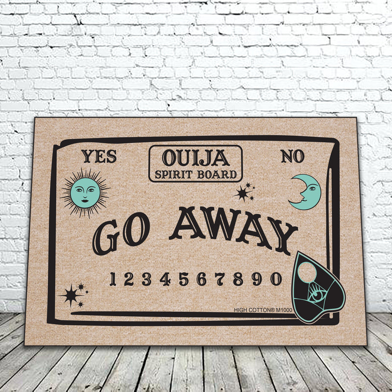 Go away Ouija board - funny doormat