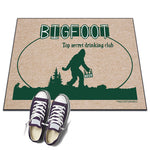 Bigfoot Top Secret drinking club - funny doormat