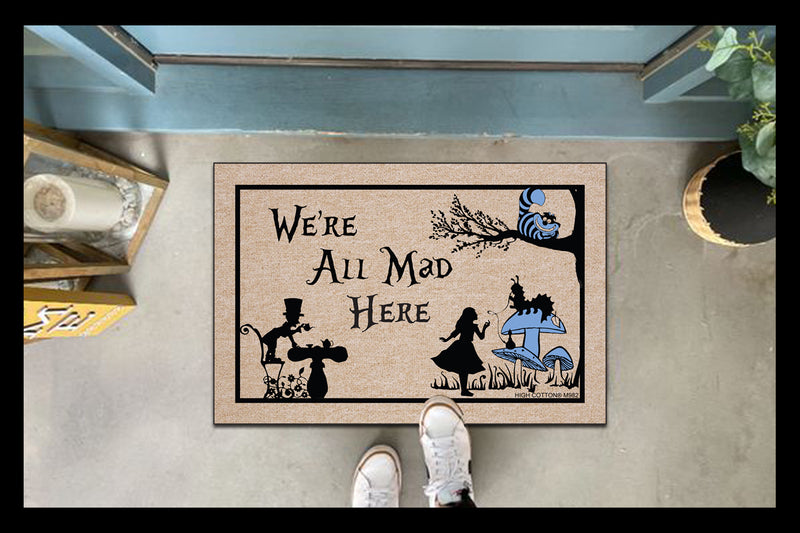 We're All Mad Here Doormat