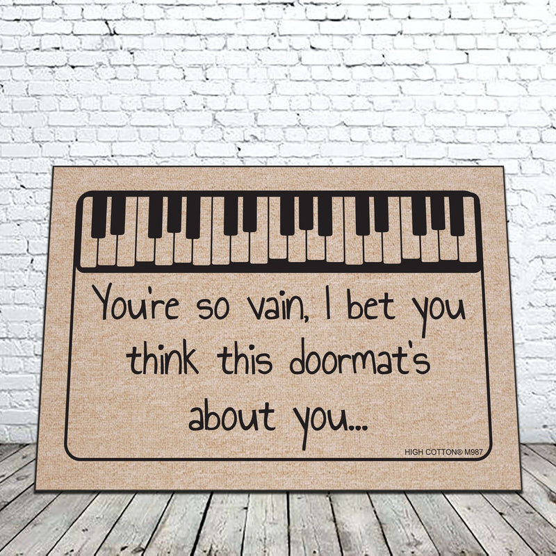 You're So Vain Doormat