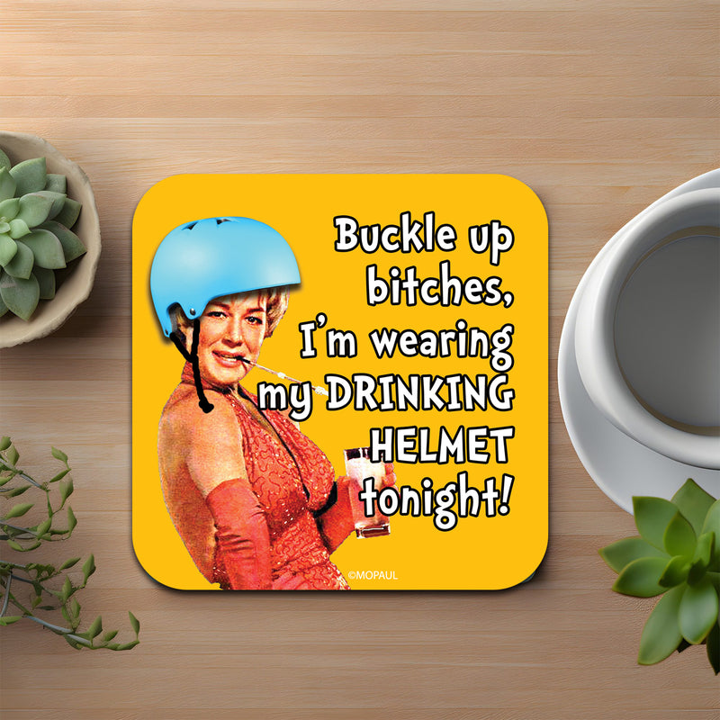 I'm Wearing My Drinking Helmet Coaster