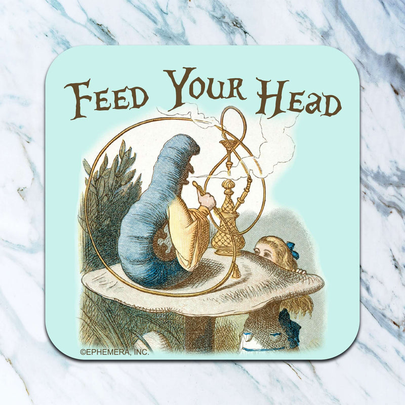 Feed Your Head Funny Coaster