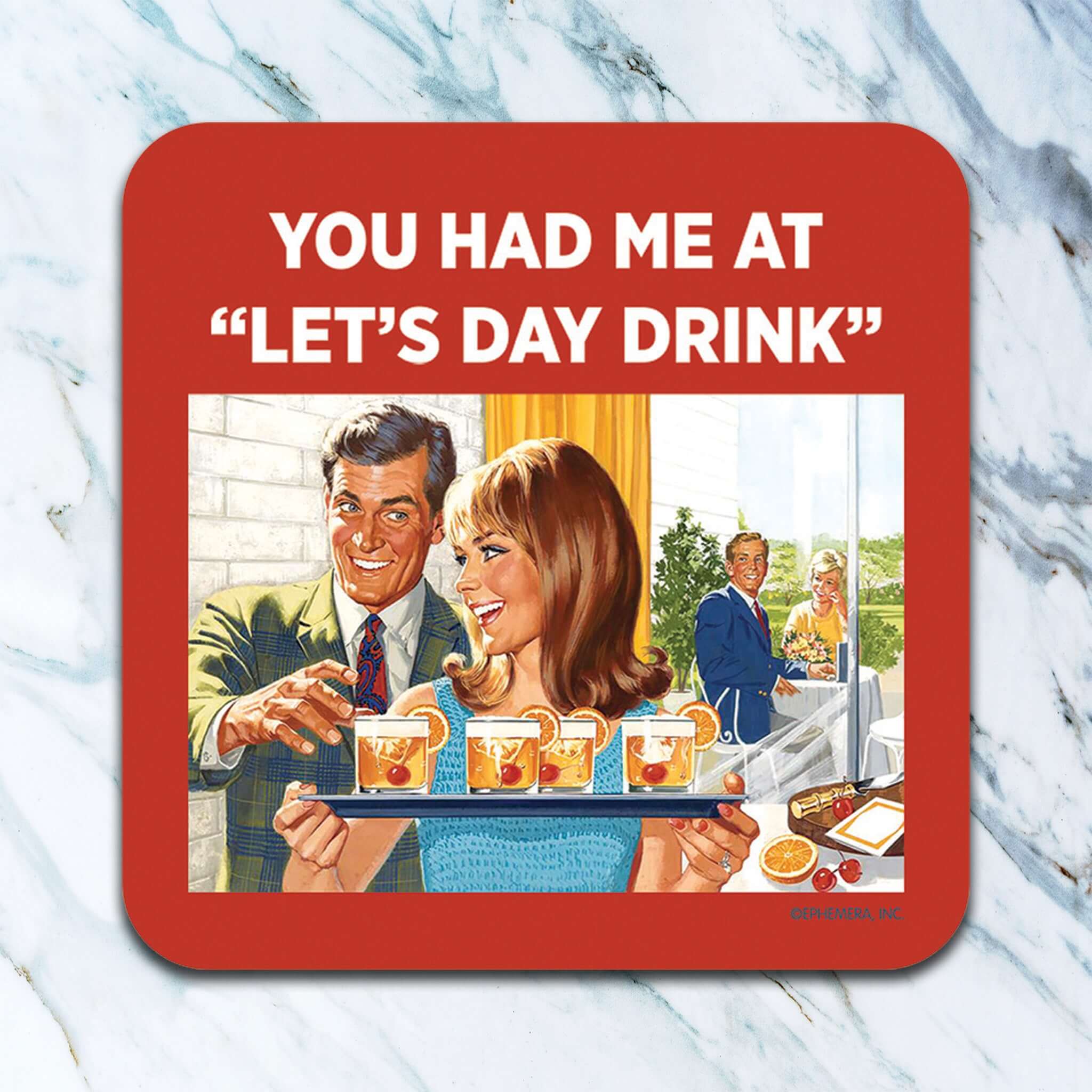 Drinks on Me - Get Better Soon Coaster