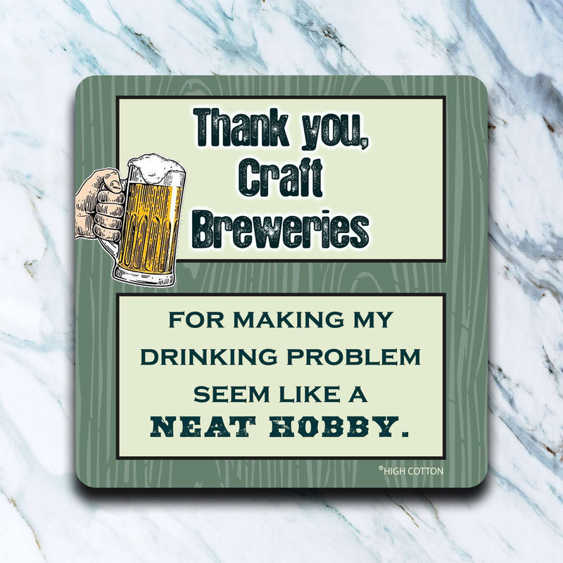 Thank You Craft Breweries Coaster