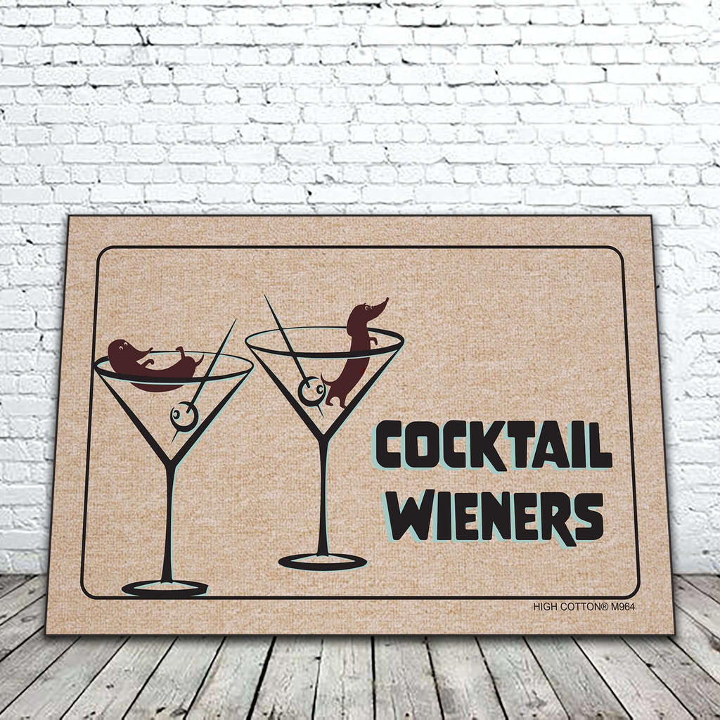 Cocktail Wieners - funny doormat