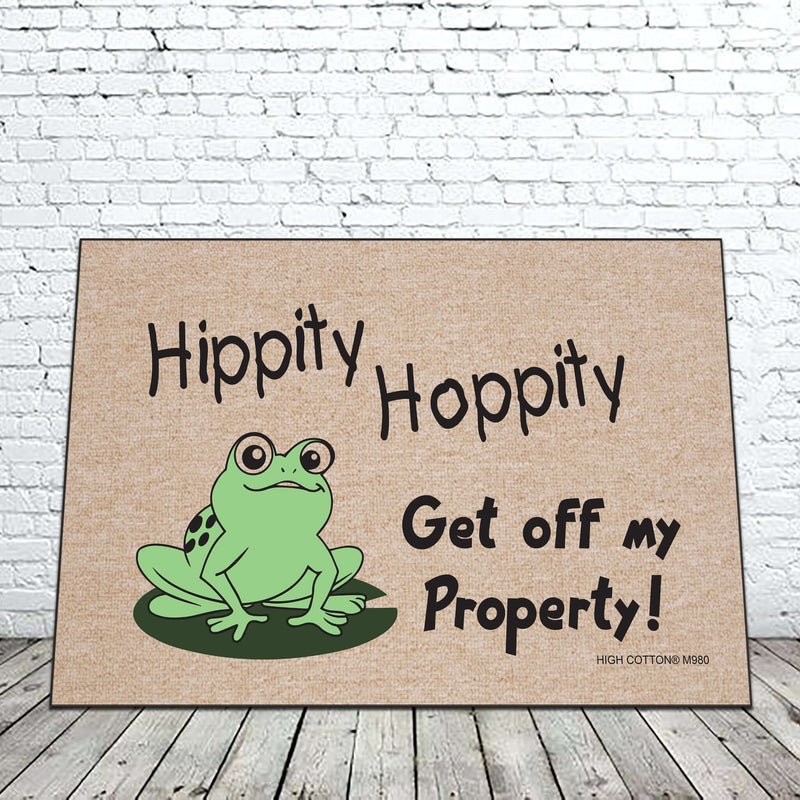 Hippity Hoppity Funny Doormat