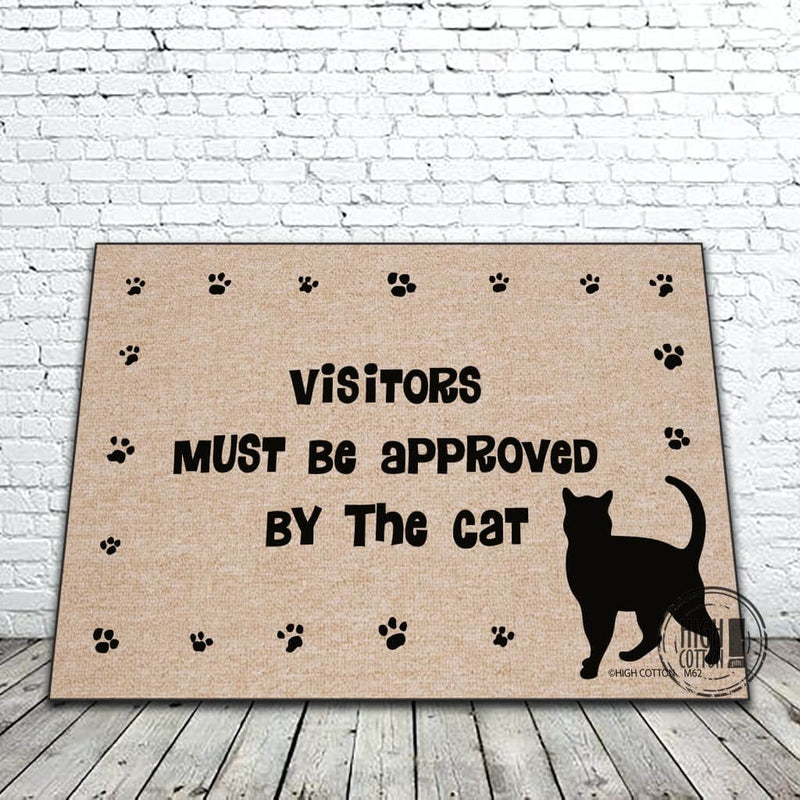 Visitors Approved by the Cat doormat